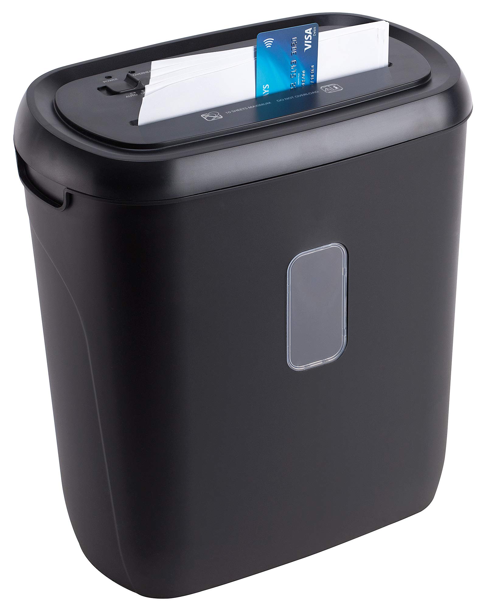 Swordfish 1000XC-P4 EL 10 Sheet Cross-Cut Paper/Document Shredder [40364], Black
