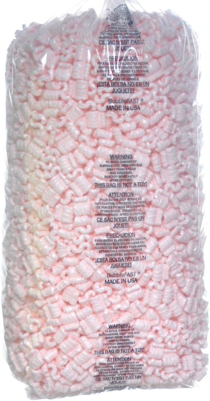 thumbnail image 2 of Magicwater Anti-Static Packing Peanuts - .5 Cu Ft White S-Shaped Void Fill Cushioning 2 of 5