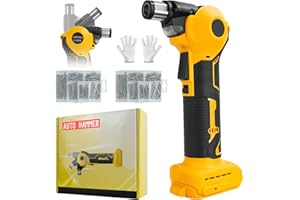 Cordless Palm Nailer for Dewalt 20V Li-ion Battery, 14000 RPM and 0-90° Adjustable Power Framing Nailer, with Tip Brushless E