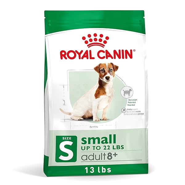 ROYAL CANIN SIZE HEALTH NUTRITION SMALL ADULT 8+ DRY DOG FOOD, 2.5 LB BAG