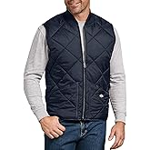 Big & Tall Men’s Diamond Quilted Nylon Vest (Navy, 4XL)