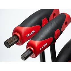 Wiha 33489 Metric T-Handle Set Soft Grip Ball End