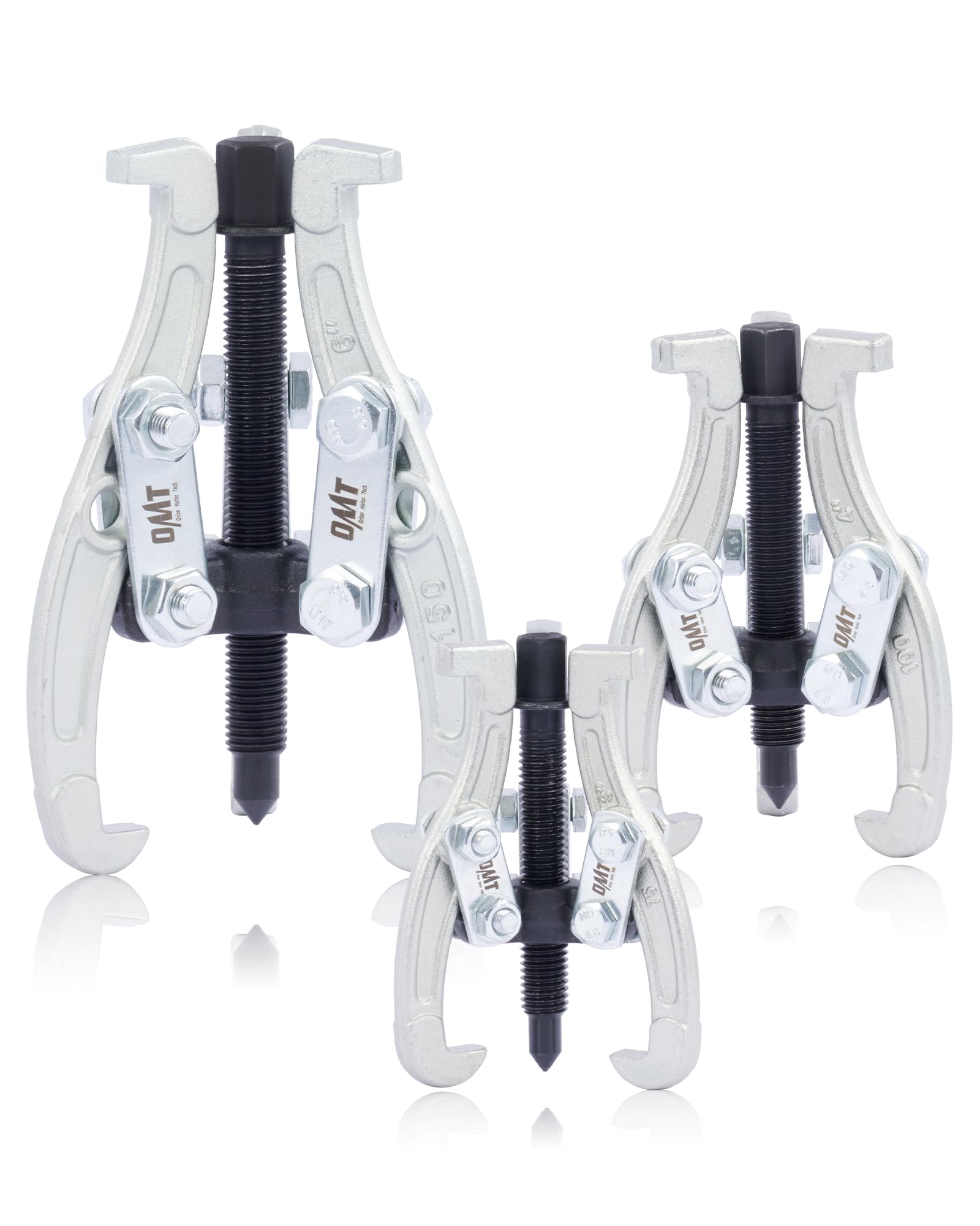 Photo 1 of Orion Motor Tech Gear Puller Set, 3" 4" 6" 3 Jaw Puller Kit for Pulley Gear Bearing Flywheel Removal, Heavy Duty Pulley Puller with Reversible Jaws 3 pcs Bearing Puller Tool Kit