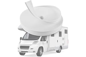 EcoBrisa 7/8" RV Trim Molding Insert 50ft RV Trim Molding Exterior UV Resistant Camper Trim Molding Exterior Heavy Duty Vinyl RV Screw Cover Trim RV Accessories Fits for RV Camper Travel, White