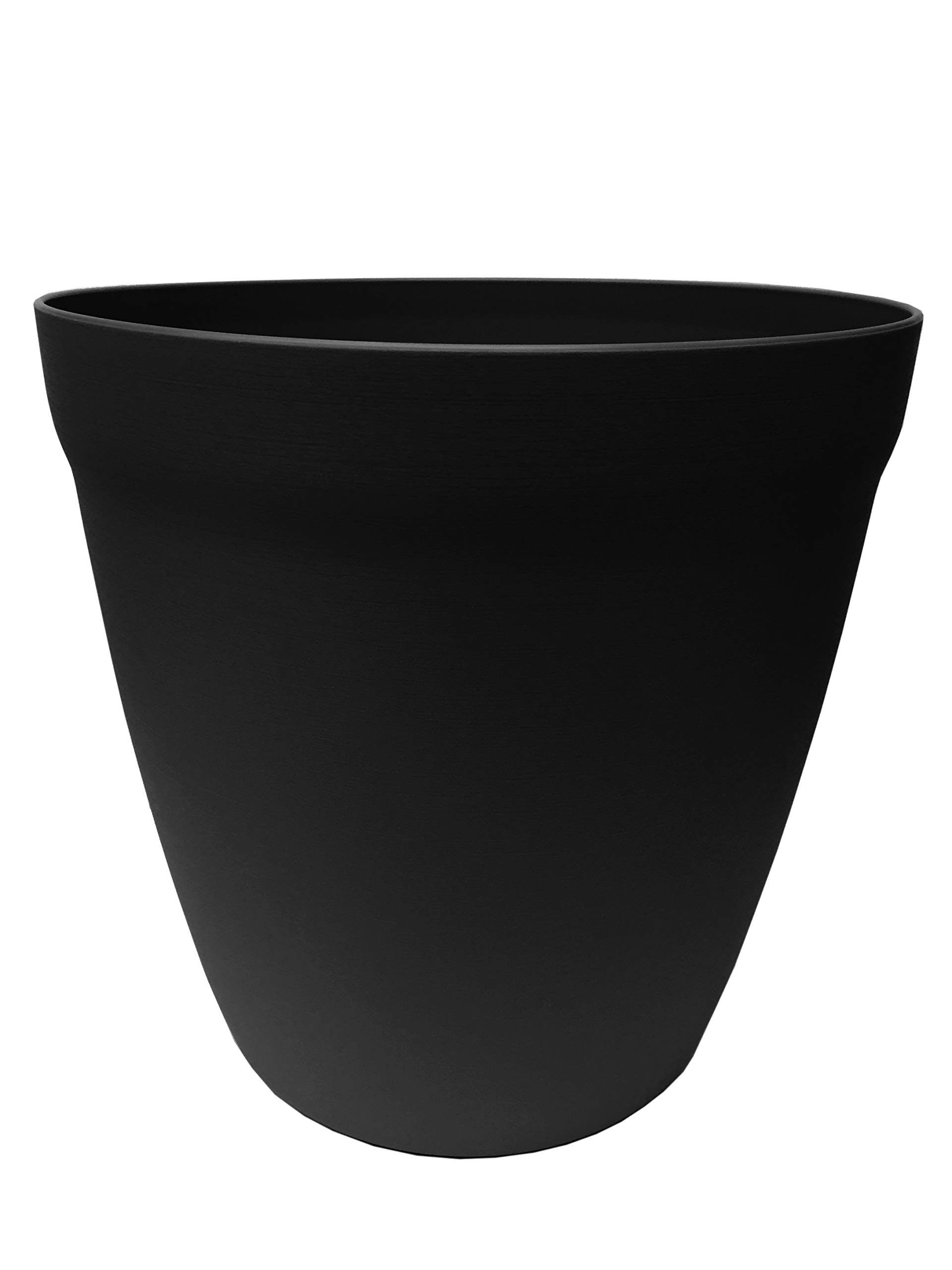 Poetic Round Plant Pot, 20cm Diameter, Graphite