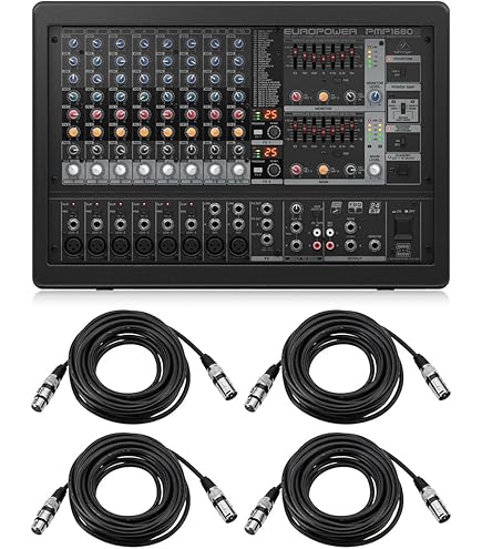 Amazon.com: Behringer EUROPWER PMP1680S 1600-Watt 10-Channel