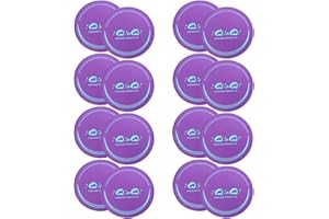 iQinQi Exercise Core Sliders for Working Out, Dual Sided Sliding Discs Use on Hardwood Floors, Workout Glider Discs Abdominal & Total Body Gym Exercise Equipment for Home