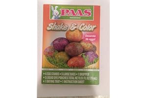 PAAS Shake & Color Easter Egg Decorating Kit - Makes 36 Eggs
