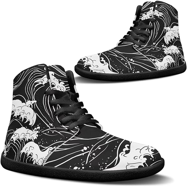 thumbnail image 2 of Binienty Wide Toe Box High Top Barefoot Shoes For Men And Women 2 of 9