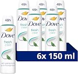 Dove Fresh Care Anti-Perspirant Aerosol 6x150 ml Women 48h Sweat Protection view 2