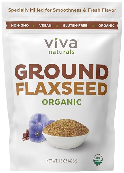 Ground flax seeds