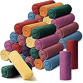 Kinlop 40 Packs Fleece Blanket Bulk 60 x 50 Inch Soft Lightweight Fleece Cozy Blanket Warm Throw Plush Pet Throw for Bed Couch Sofa Home Office Wedding Gifts Travel Camping(Modern Color,40 Packs)