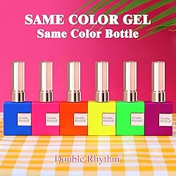 Double Rhythm 6 Pcs 15 ML Gel Polish Set Same Color