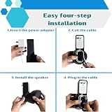 Sintron Wall Mount Holder for Echᴏ Pop Black Outlet Mount, Cable Management view 6