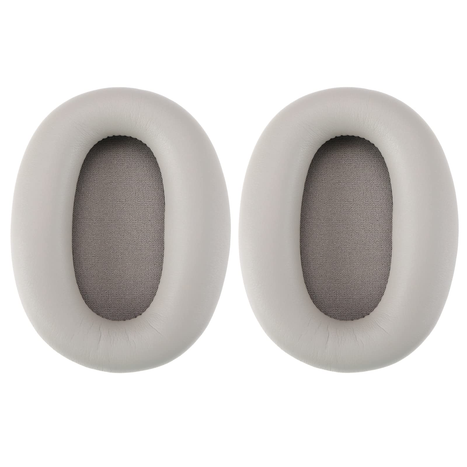 ECSiNG 1 Pair Ear Pads Replacement Compatible with Sony WH-1000XM2 MDR-1000X Headphone Protein Leather Foam Ear Cushion Earphone Accessories Grey