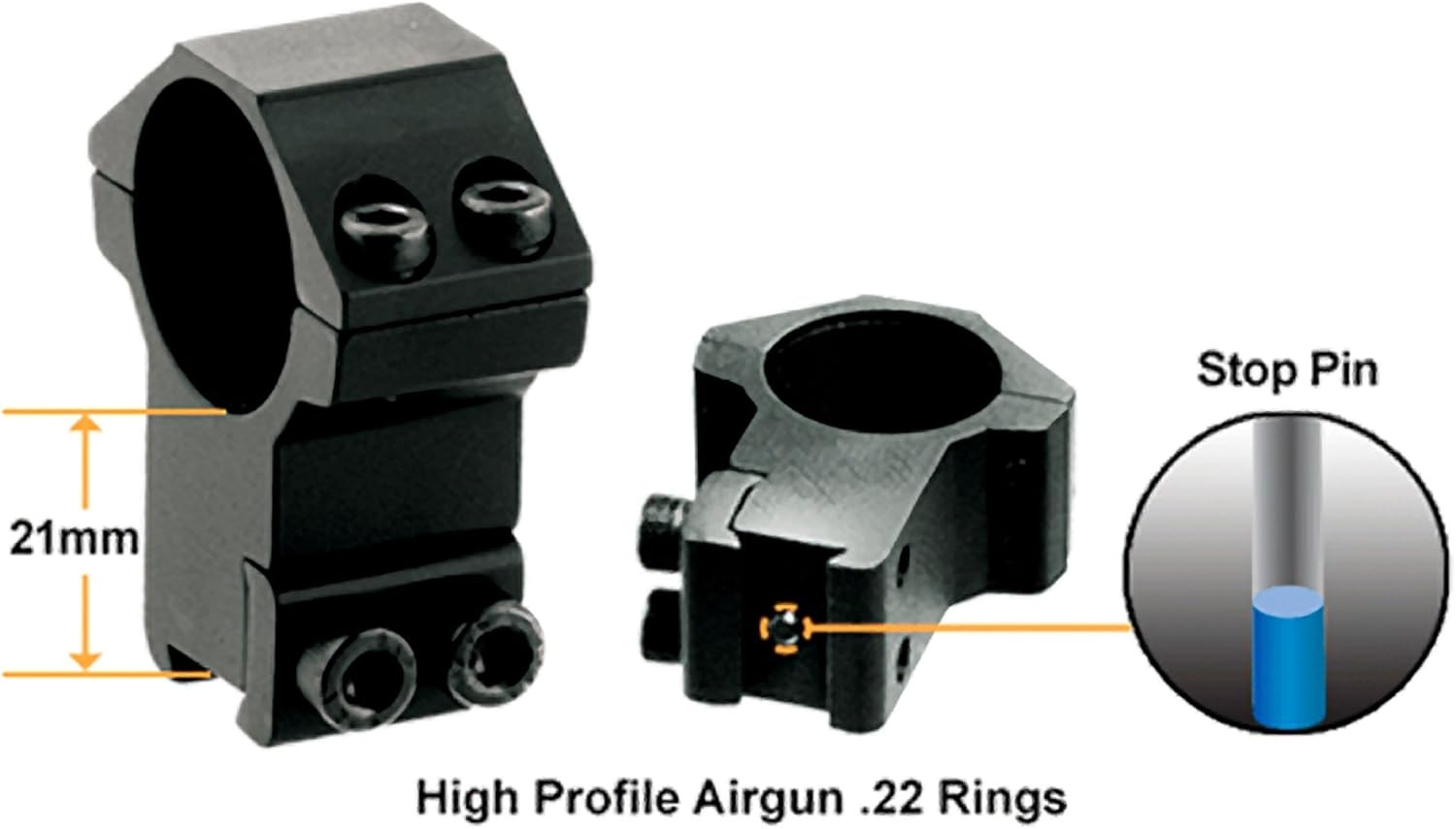 UTG 3-9X40 1" Hunter Scope, AO, 36-color Mil-dot, Airgun Rings : Sports & Outdoors