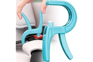 FLLIK Easy Car Seat Buckle Release Tool for Baby Toddler Car Seat, Car Seat Button Unbuckle Aid, Car Seat Unbuckle Clip Opener Convenient for Kids,Grandparents Those with Long Nails and Arthritis (Blue)