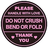 2 inch 300 PCS Black Round Do Not Crush Bend or