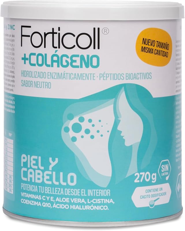 Colágeno Piel y Cabello en Polvo con Biotina, Zinc y Q10, 270 g — foto 1 de 7