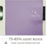 PONY DANCE Taro Purple Bedroom Blackout Curtains 46x54 2 Panels Eyelet view 5