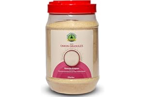 Buddha Spices Inc. Buddha Spices Inc. Dehydrated White Onion Granules - 1100g (39 oz) - All-Natural and Gluten-Free - Convenient and Long-Lasting - Pure Indian Origin