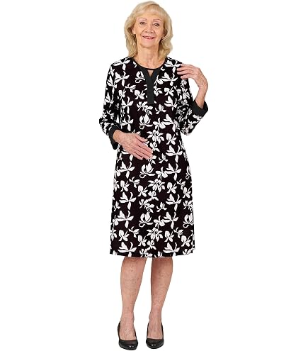 dresses for senior ladies Ovidis Denim Adaptive Dress Open Back Disabled Women Church