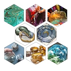 15 Bottles Slime & Candle Mica Powder, Resin Color