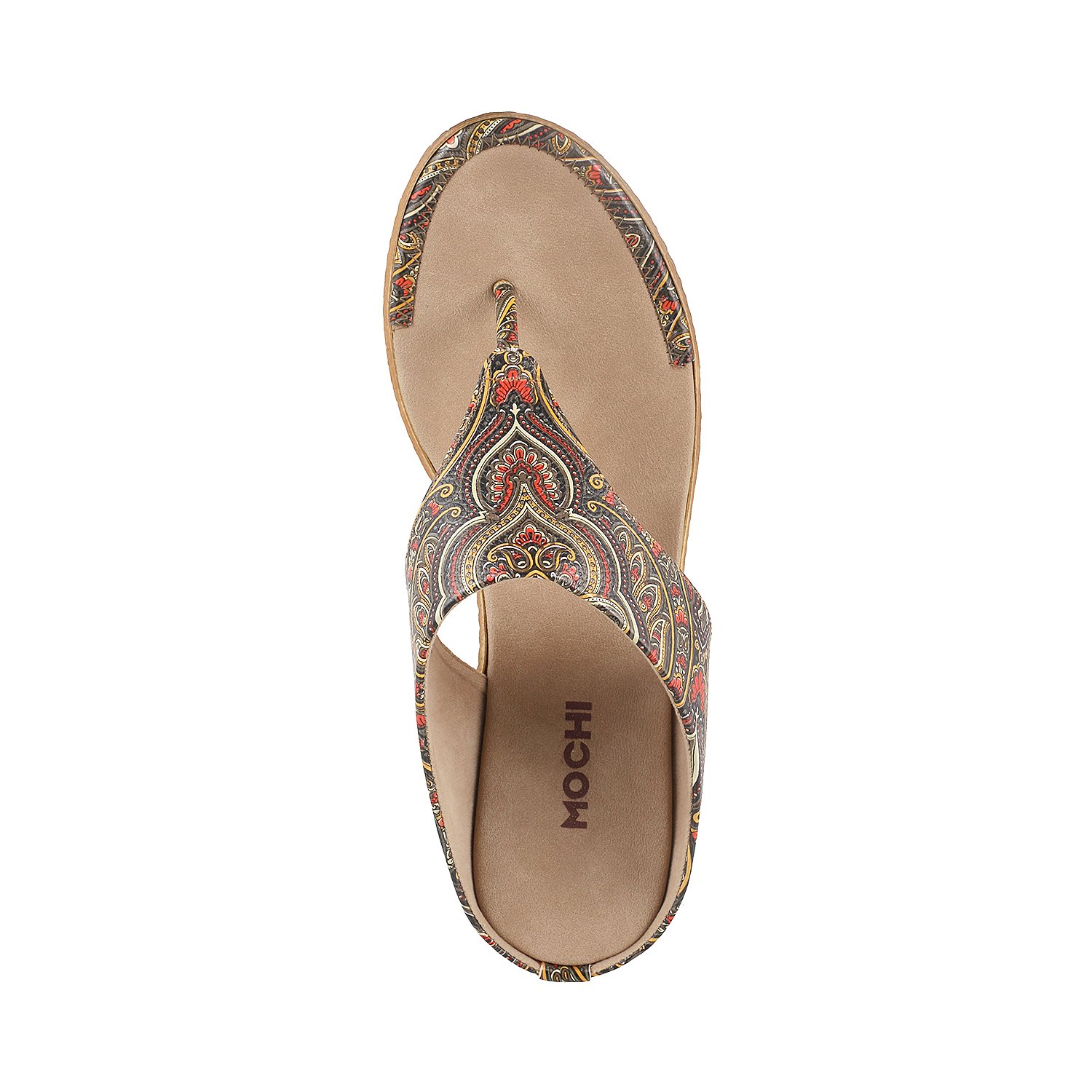 mochi women synthetic slip ons (32-9360)