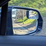 Ampper Large Frameless Blind Spot Mirrors Pack of 2 - 2.72 x 1.69 in view 4