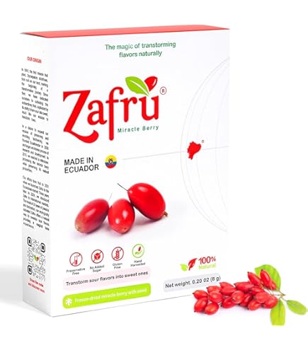 Amazon.com: Zafru Miracle Berry Freeze-Dried Fruit 8g – Flavor