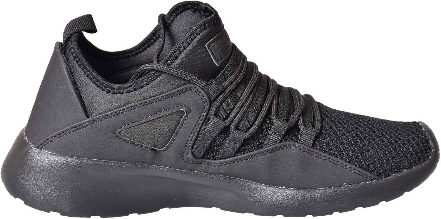 Crosshatch Designer Black Mesh Fabric Casual Trainers Plimsoll Pumps