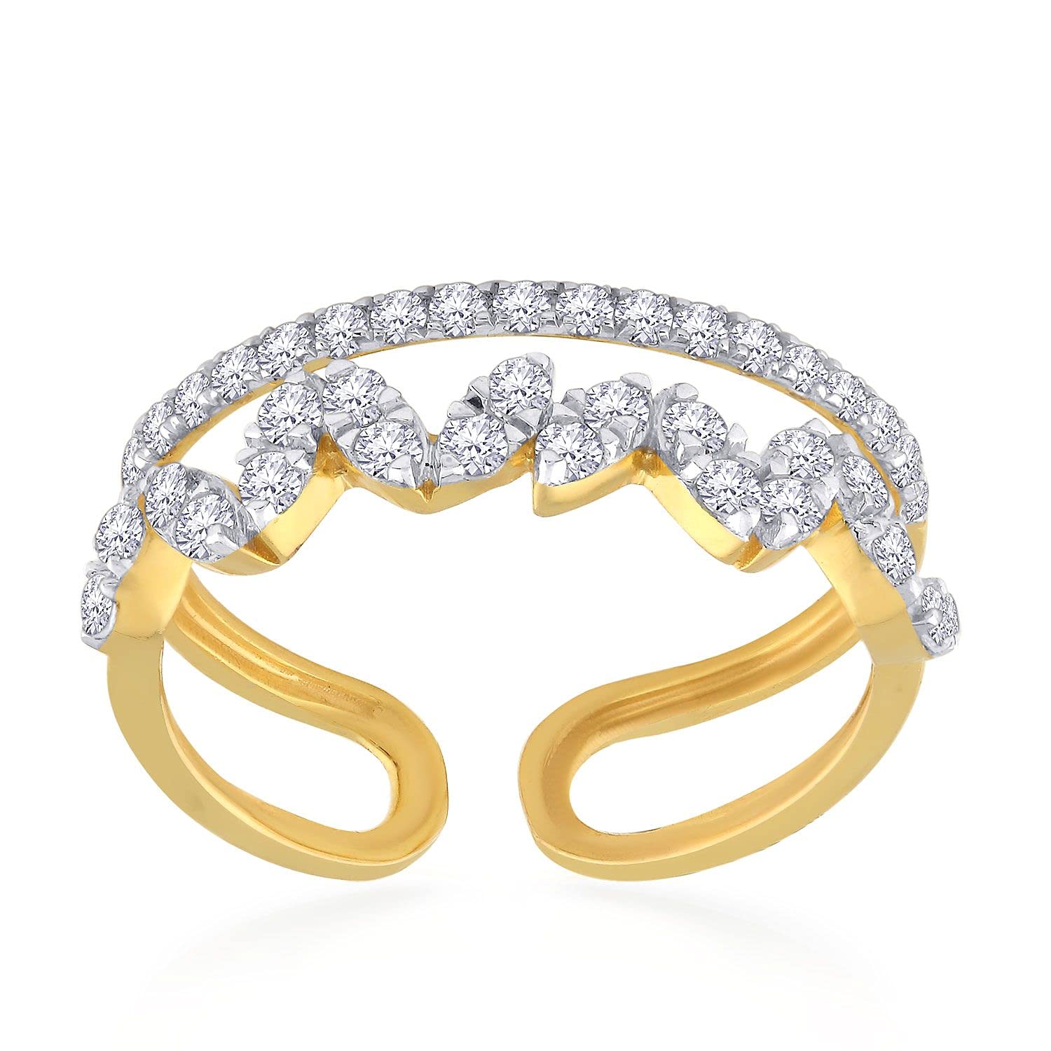 Buy Malabar Gold and Diamonds 18 KT (750) purity Yellow Gold Malabar