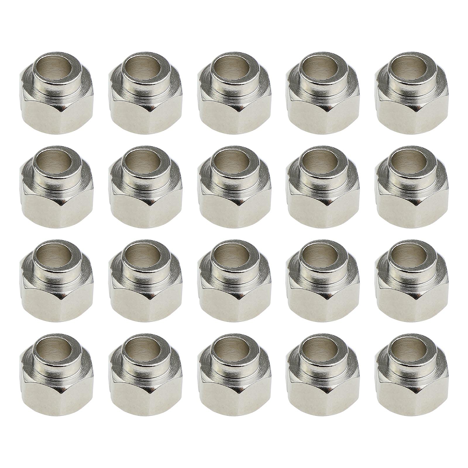Create idea 20pcs Eccentric Spacers 5MM M5 Bore Carbon Steel Nickel Plated Fit for V-groove Wheel Aluminium Extrusion 3D Printer Repra CNC