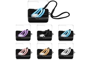 Hiboom Set of 6 Swimming Nose Clip for Kids (Age 7+) and Adult Waterproof Pool Nose Plugs for Diving Swimming and Other Water Sports with Individual Box Packed