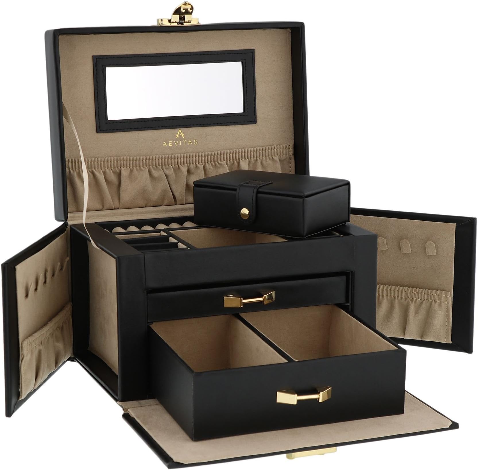 Aevitas Bonded Leather Jewellery Boxes Price Currently Reduced by Over 20% Sale Ends Soon
