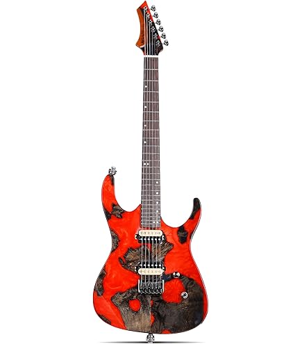 Amazon.com: Leo Jaymz Electric Guitar Hurricane Deluxe Series