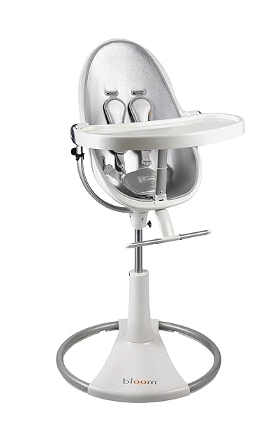 bloom E10505-WLSL - Kunstleder fresco loft white frame, lunar silver