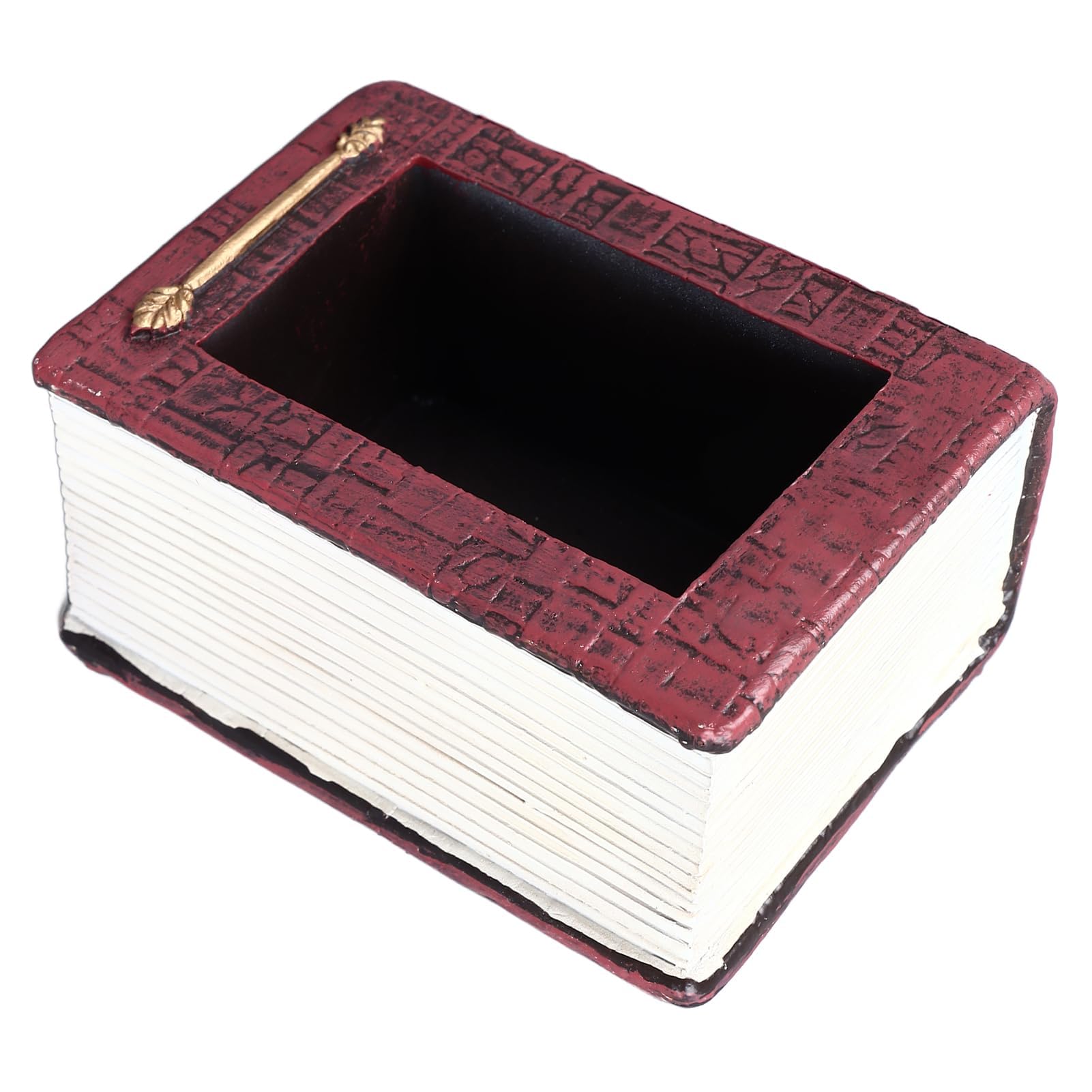 Succulent Plant Pot, Book Shaped Small Plant Pots Cactus Plant Pot Flower Pots with Drainage Holes Bonsai Planter Pot Rectangular Planters for Indoor Plants