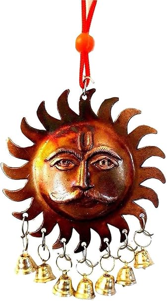 Eclectic Shop Uk Sonne Mann Surya Wandbehang Hindu Gott Lord Suraj