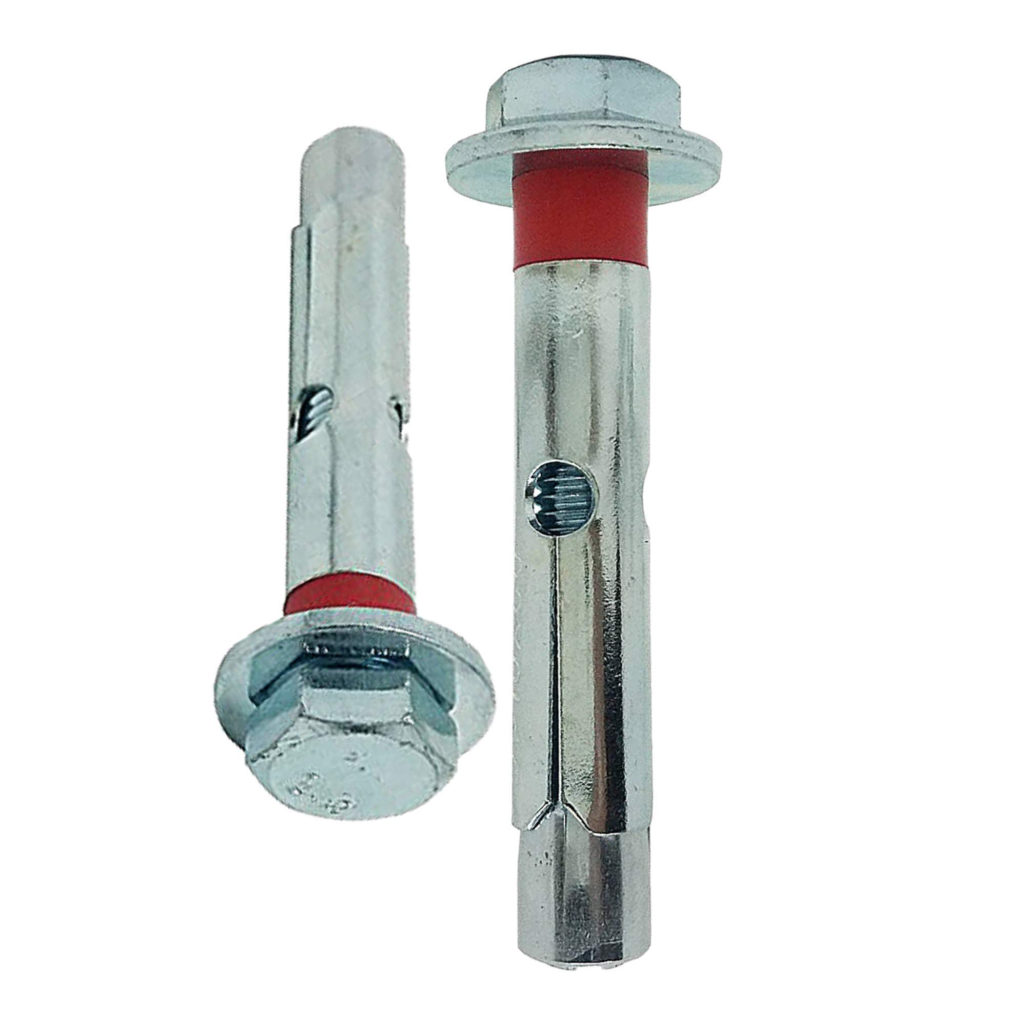 DOJA Barcelona Expansion Anchors Concrete Expansion Anchor Bolts - Pack 10 - M12-16 - Heavy Duty for Concrete Walls and Metal Sheets, Expansion Screws Fixing Bolts Hex Anchor Bolts