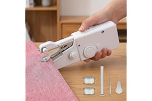Handheld Sewing Machine, Portable Electric Sewer for Quick Repairs & DIY, Sew Clothes, Fabrics, Curtains, Travel & Home Use