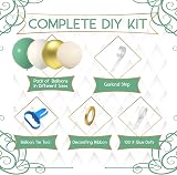 FlixCart Sage Green Balloon Arch Kit 101 Pcs DIY Garland Kit with Tools view 4