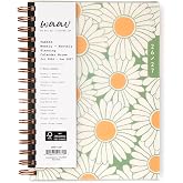 Blue Sky 2026-2027 Weekly &amp; Monthly Academic Planner, 5.9"x8.6", Michelle | July 2026 - June 2027, Flexible Cover, Wirebound, Laminated Tabs, Storage Pocket, 20 Extra Notes Pages, WAAV