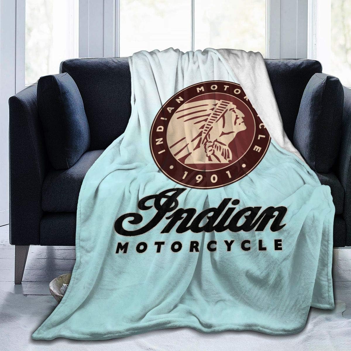 caimizogojocrz Indian Blanket,Flannel Throw Blanket Ultra Soft Micro Fleece Blanket Bed Couch Living Room