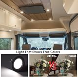 acegoo 12V LED Campervan Recessed Ceiling Light 6 Pack 2.5W 215 lm 5000K view 6