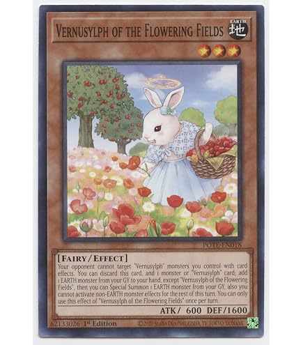 Amazon.com: Yu-Gi-Oh! Vernusylph of The Misting Seedlings - DABL-EN026 -  Super Rare