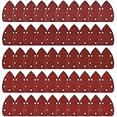 Coceca Mouse Detail Sander Sandpaper Sanding Paper Assorted Sanding Pads 40 80 120 180 240 Grits (50pcs Mouse Sandpaper)