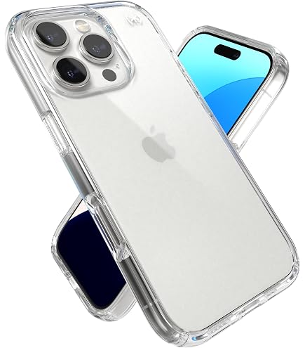 Amazon.com: Speck Presidio Clear/Chrome iPhone 16 Pro Max MagSafe