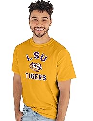 Blue 84 Men's LSU Tigers T Shirt Line Up Secondary