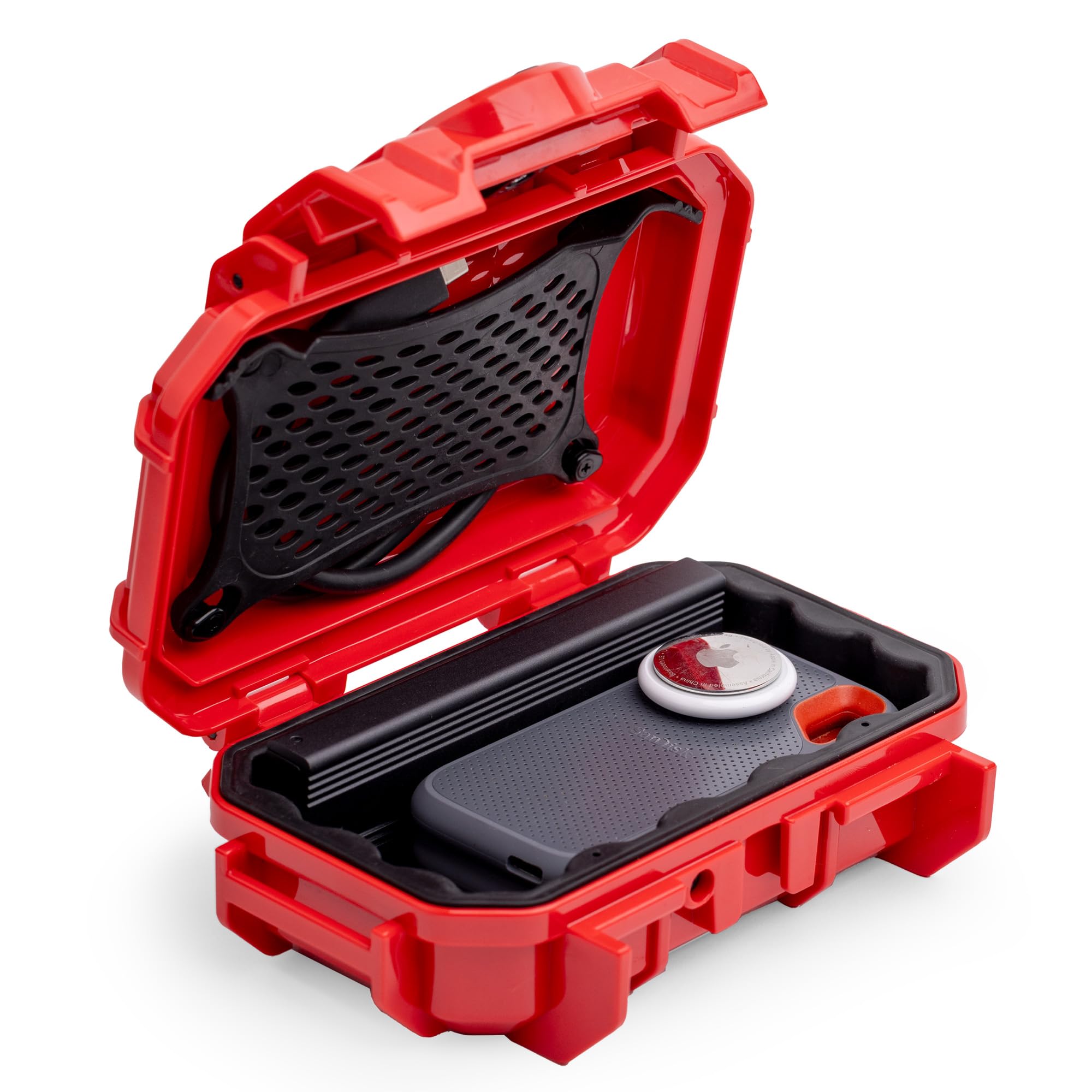 thumbnail image 2 of Evergreen 56 Clear Waterproof Dry Box - IP67 Rated Protective Case With Colored Insert 2 of 9